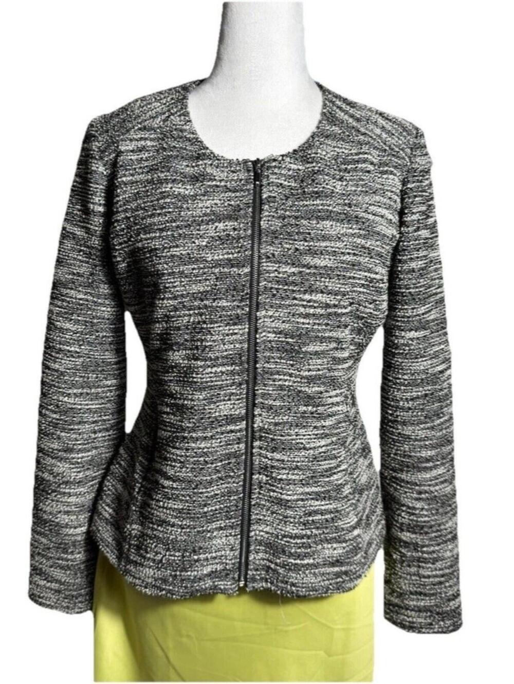 Willi Smith Womens S Boucle Lined Blazer- Old Money, Preppy, Modest, Church
